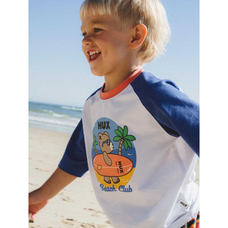 Huxbaby Cool Surfer Raglan Tee 3-5Y image number 2